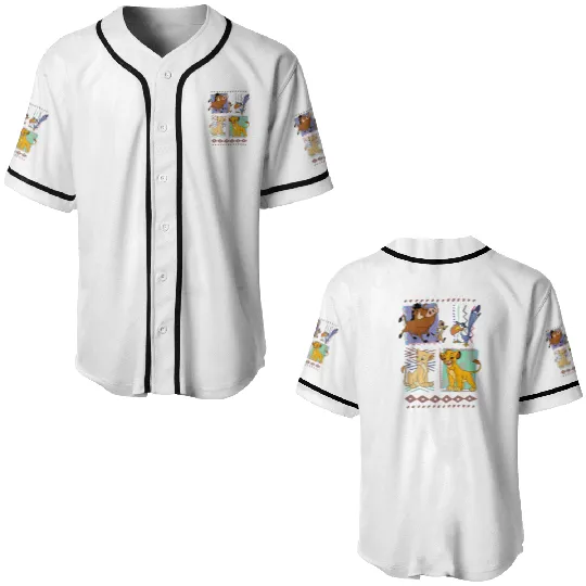 Vintage 90s Disney Lion King Baseball Jerseys, Hakuna Matata Retro Baseball Jerseys