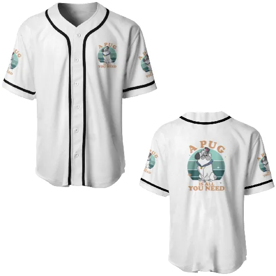 Pocahontas Percy A Pug Is All You Need Disney Baseball Jerseys