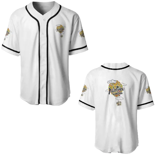Adventure Is Out There Up Disney Baseball Jerseys, Disney UP Baseball Jerseys
