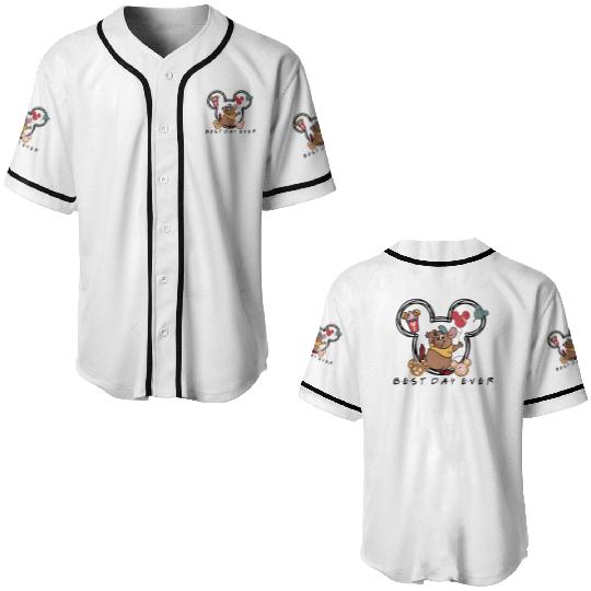Best Day Ever Gus Gus Baseball Jerseys, Disney Cinde Baseball Jerseys