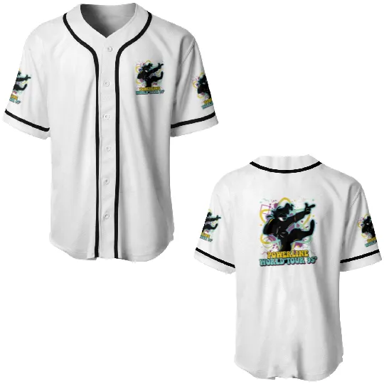Goofy Movie Powerline Baseball Jerseys | A Goofy movie Baseball Jerseys | Disneyland Powerline Stand Out Tour Baseball Jerseys