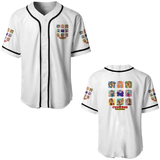 Disney Chip and Dale Rescue Rangers  Baseball Jerseys, Disney Portrait
