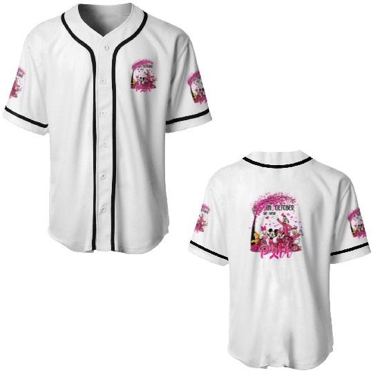 Disney 2023 Breast Cancer Survivor, October Breast Cancer Month Baseball Jerseys