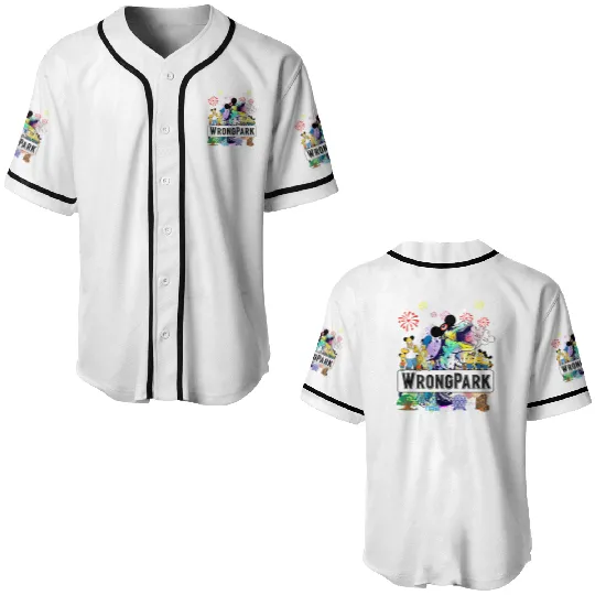 Wrong Park Tyrannosaurus 2023 Disney Baseball Jerseys