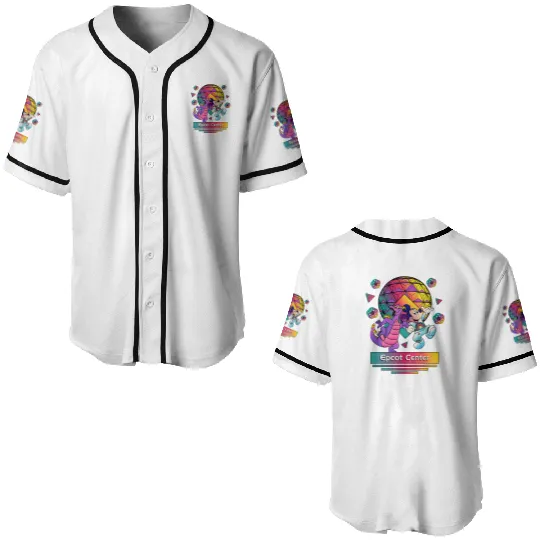 Disney Dragon Figment Baseball Jerseys, Epcot Figment Baseball Jerseys