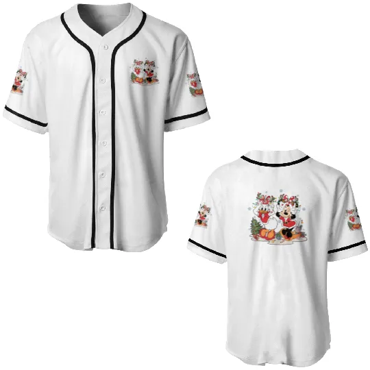Vintage Disney Christmas  Baseball Jerseys, Minnie and Daisy Christmas