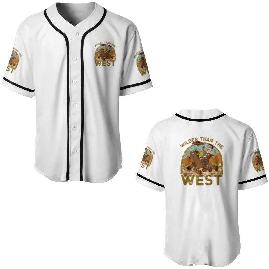 Disney Toy Story Cowboy Woody Bullseye Wilder Baseball Jerseys