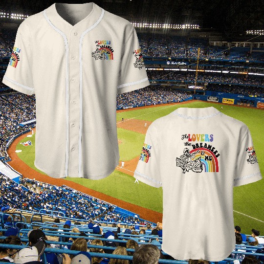 Muppets Kermit Rainbow Connection The Lovers The Dreamers and Me Baseball Jerseys