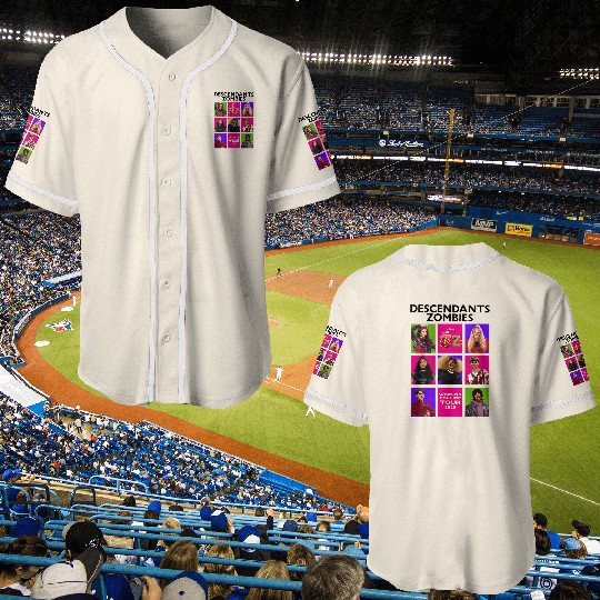 Discover Descendants Zombies Baseball Jerseys, Descendants Zombies Worlds Collide Tour Oufit, Trending Baseball Jerseys, Disneyland Vacation Trip Gift 2025