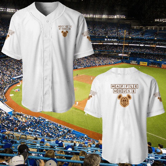Waffle Mouse, Disney Family Trip Baseball Jerseys