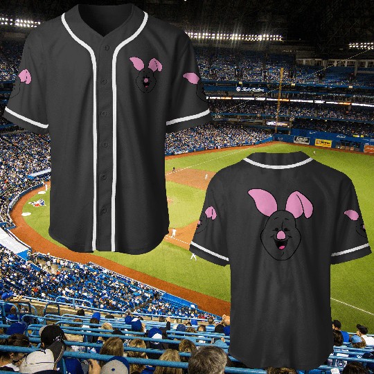 Disney Winnie The Pooh Piglet Large Face Baseball Jerseys