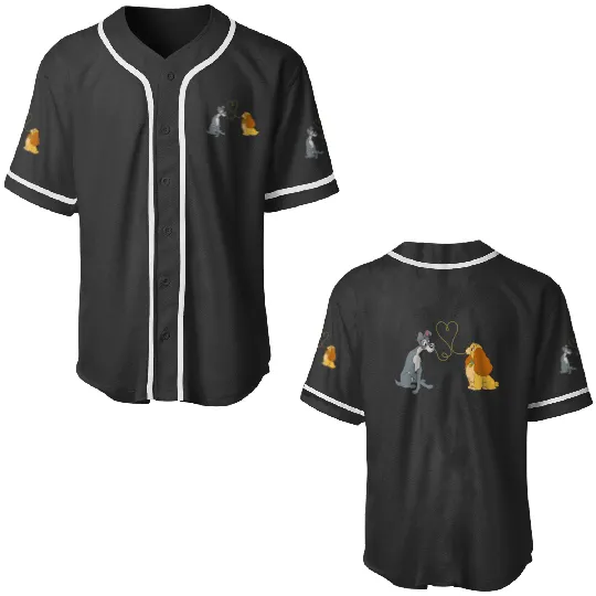 Disney Lady and The Tramp Bella Notte Baseball Jerseys