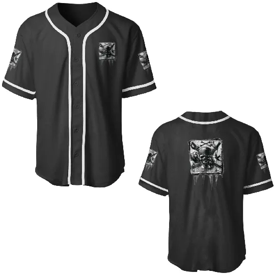 Disney Pirates of the Caribbean Jack Sparrow Skull Banner Baseball Jerseys