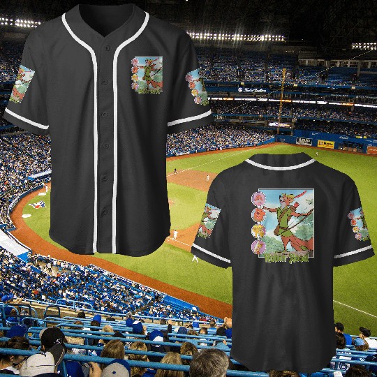 Disney Robin Hood Disney Film Retro Baseball Jerseys