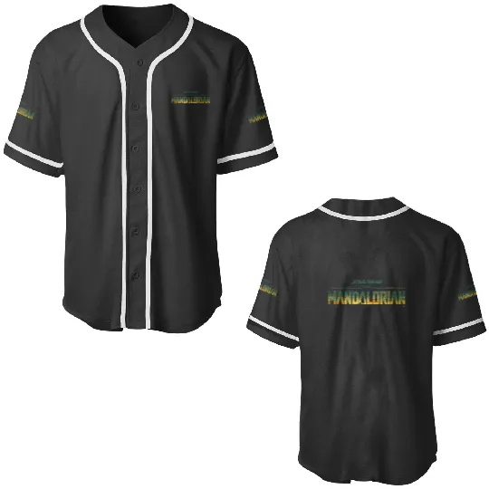 Star Warsss The Mandalorian Season 3 Logo Grogu Disney Baseball Jerseys
