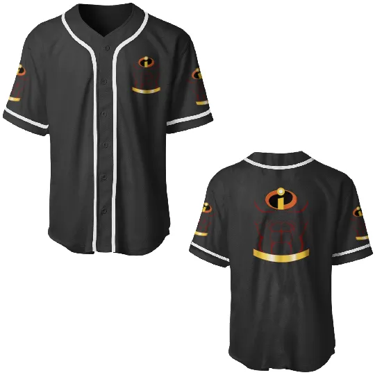 Disney Pixars The Incredibles Halloween Superhero Costume Baseball Jerseys