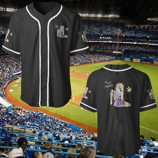 Disney Olaf Presents Tangled Rapunzel We Got Dreams Tank Top Baseball Jerseys