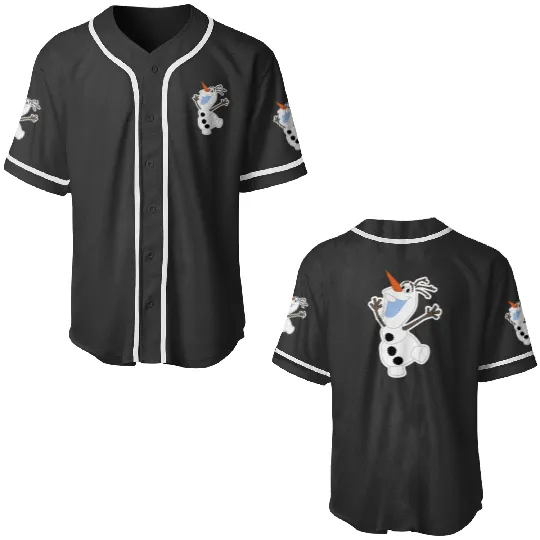 disney frozenss Olaf Dancing Portrait Baseball Jerseys