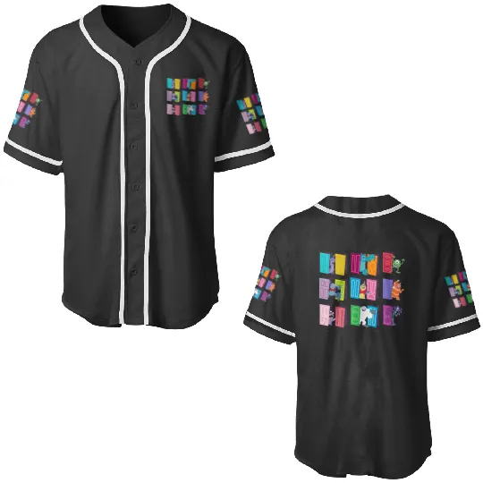 Disney and Pixars Monsters Inc. Doorss Baseball Jerseys