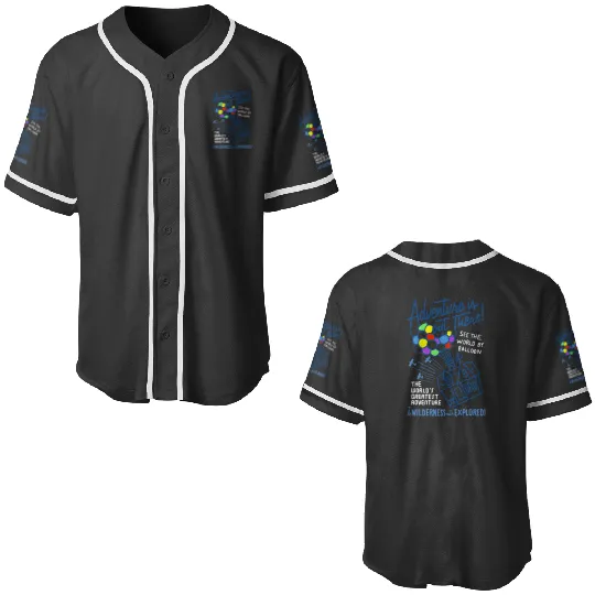 Disney Pixars Up Adventure Is Out There Vintages Balloon House Baseball Jerseys