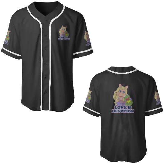 Disney The Muppets Valentines Day Kermit Miss Piggy Love Baseball Jerseys