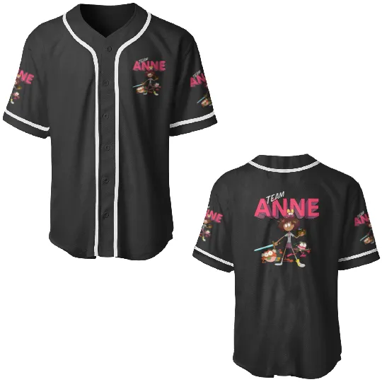 Disney Channel Amphibia Team Anne Sweatshirt Baseball Jerseys