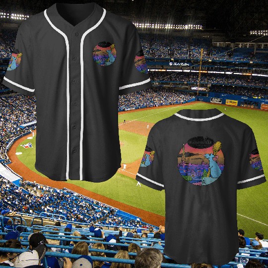 Disney Pixars Ratatouille Remy And Paris Logo Baseball Jerseys