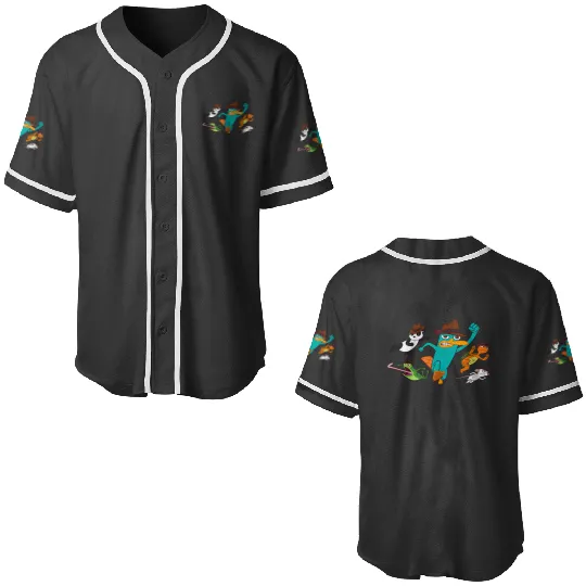 Disney Channel Phineas and Ferb O.W.C.A. Baseball Jerseys