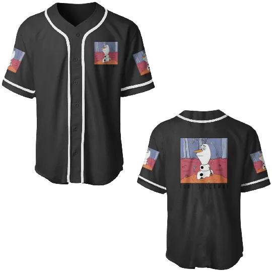 disney frozens 2 Olaf Thats Normal Baseball Jerseys