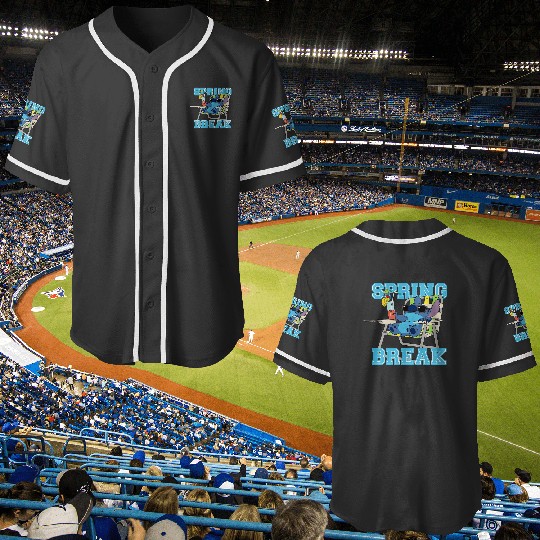 Disney Stitch Beach Chair Chill Spring Break Baseball Jerseys