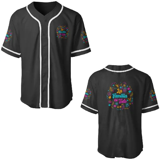 Disney Encanto La Familia es Todo Doodle Baseball Jerseys
