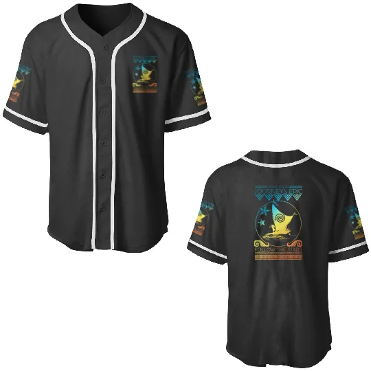 Disney Moana Epic Journeys Rainbow Gradient Graphic Baseball Jerseys