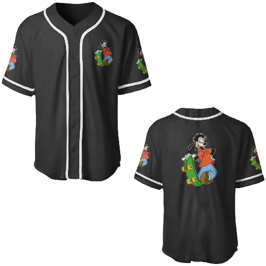 Disney Maxie Skateboard Baseball Jerseys