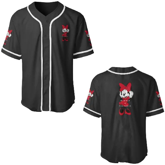 Disney Fearless Minnie Baseball Jerseys