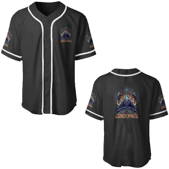 Disney Villains Hades Cursed and Condemned Rock Band Baseball Jerseys