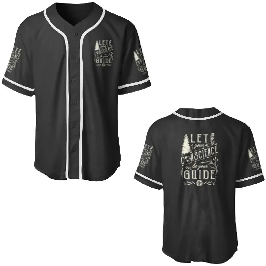 Disney Pinocchio Let Your Conscience Be Your Guide Baseball Jerseys