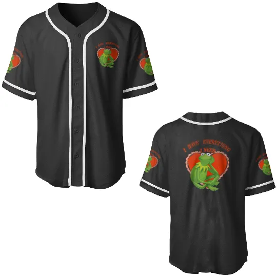 Disney The Muppets Valentines Day Kermit I Have Everything Baseball Jerseys