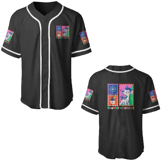 Disney Bambi Christmas Winter Wonders  Stamps Baseball Jerseys