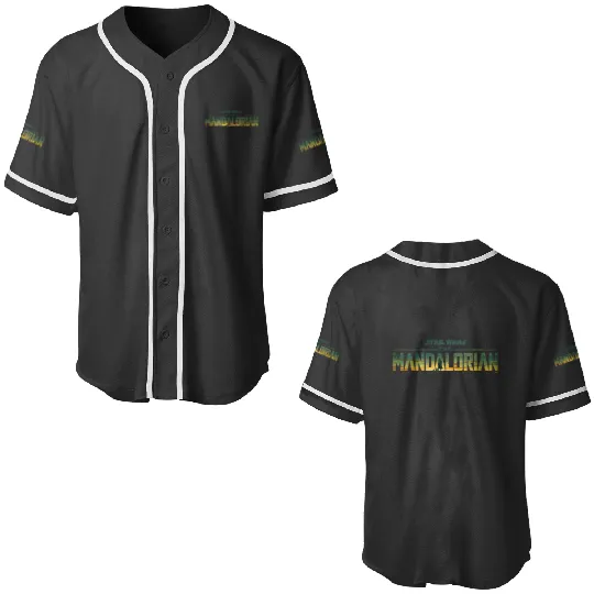 Star Warss The Mandalorian Season 3 Logo Grogu Disney Baseball Jerseys