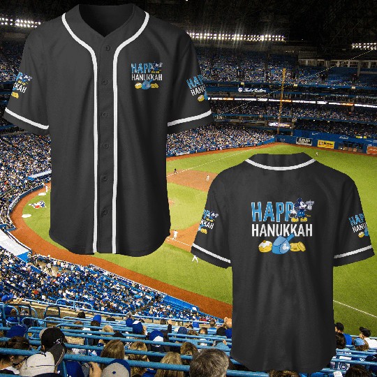 Disney - Mickey Happy Hanukkah Baseball Jerseys