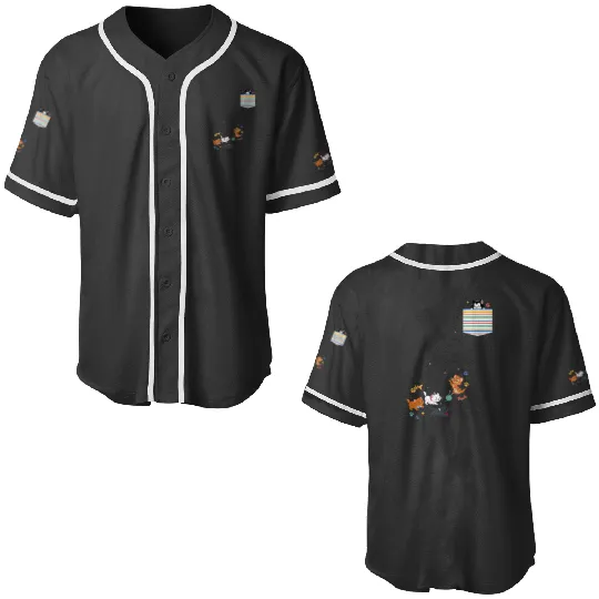 Disney The Aristocats Movie Kittens Pocket Baseball Jerseys
