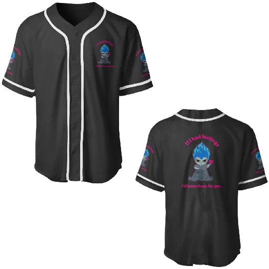 Disney Villains Hades If I Had Feelings Baseball Jerseys