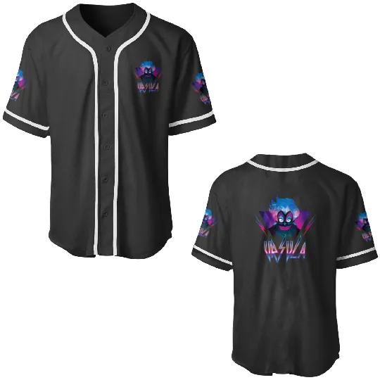 Disney Villains - Ursula Glam Rock Baseball Jerseys