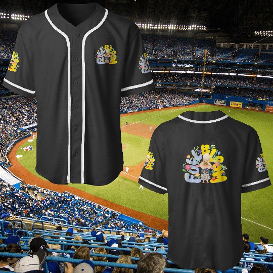 Disney Zootopia Full Bloom Bellwether Cute Spring Portrait Baseball Jerseys