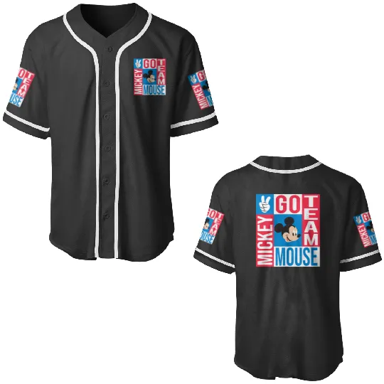 Disney Summer Athletic Sports Games Go Team Mickey Mouse Baseball Jerseys