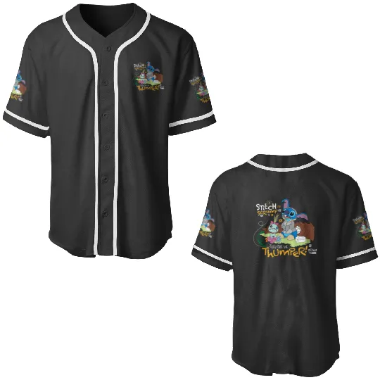 Disney 100 Stitch in Costume Bambi They Call Me Thumper Baseball Jerseys