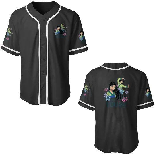 Disney Princess - Be Youtiful Mulan Baseball Jerseys