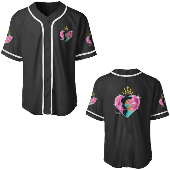 Disney Princess - Jasmine Heart Baseball Jerseys