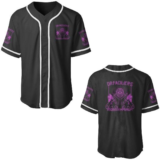 Dr. Faciliers Voodoo Emporium The Princess and the Frog Disney Villains Relaxed Fit Baseball Jerseys