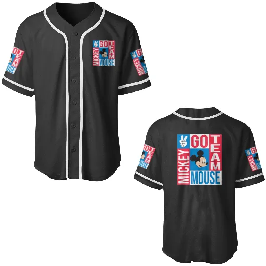 Disney Summer Athletic Sports Games Go Team Mickey Mouse Baseball Jerseys